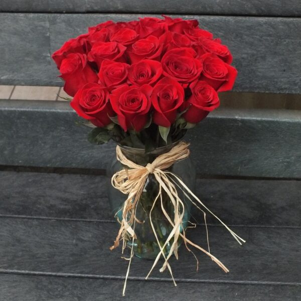 Florero Carmín